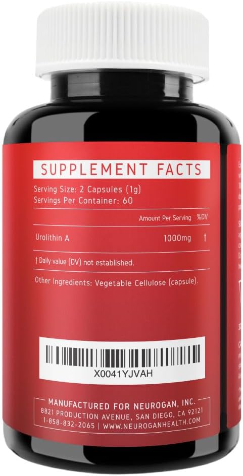 Urolithin A PRO Capsules - 1000mg (120Ct)