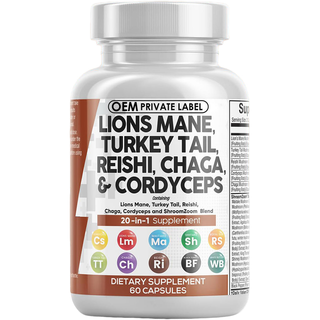 Lions Mane 20in1 Mushroom Supplement