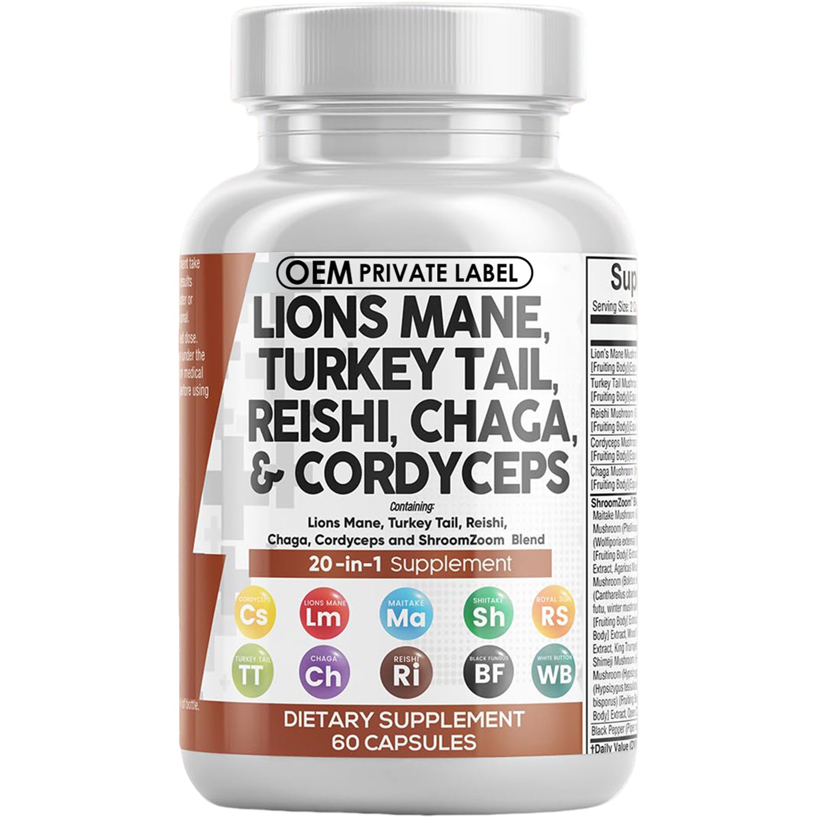 Lions Mane 20in1 Mushroom Supplement