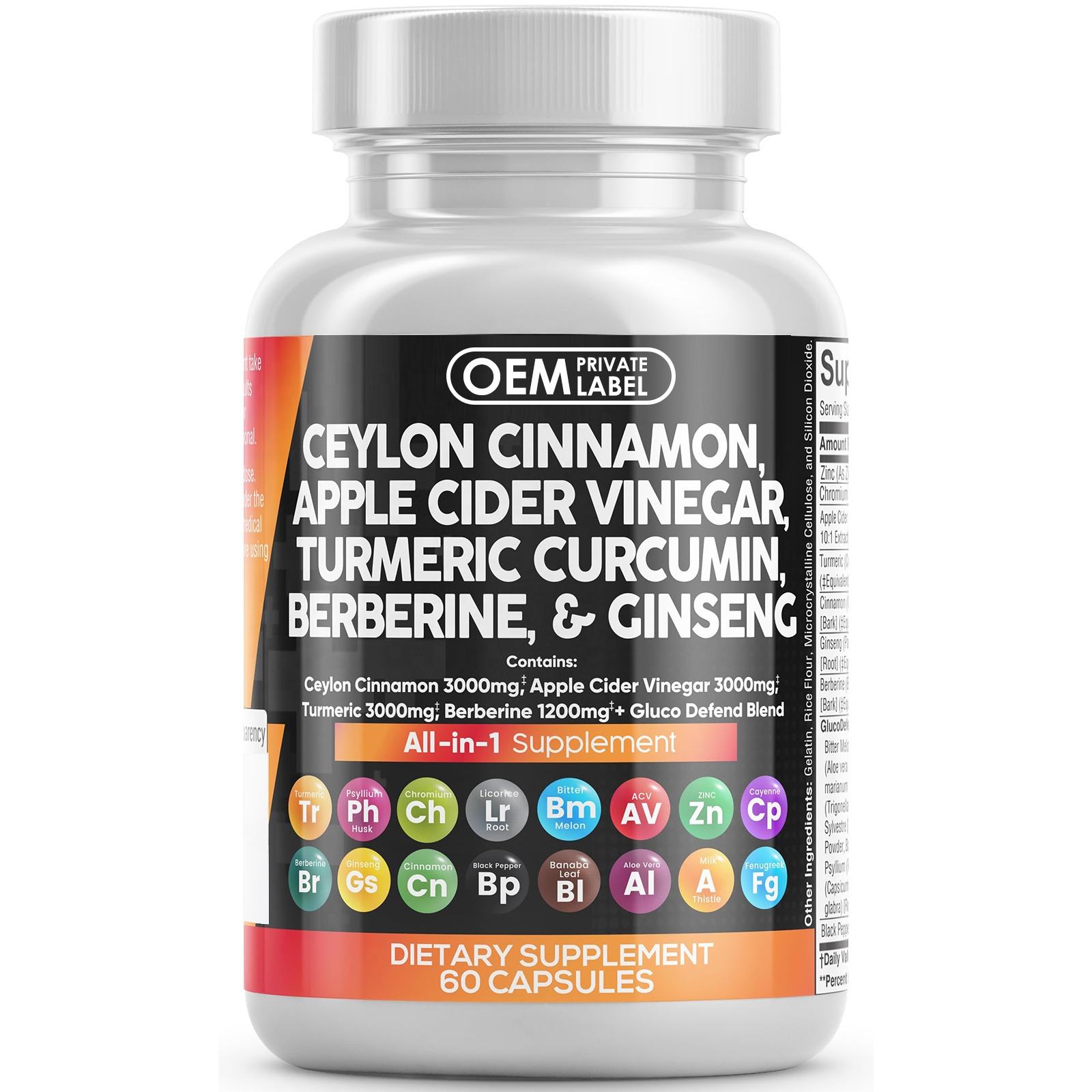 Ceylon Cinnamon Turmeric Multi supplement