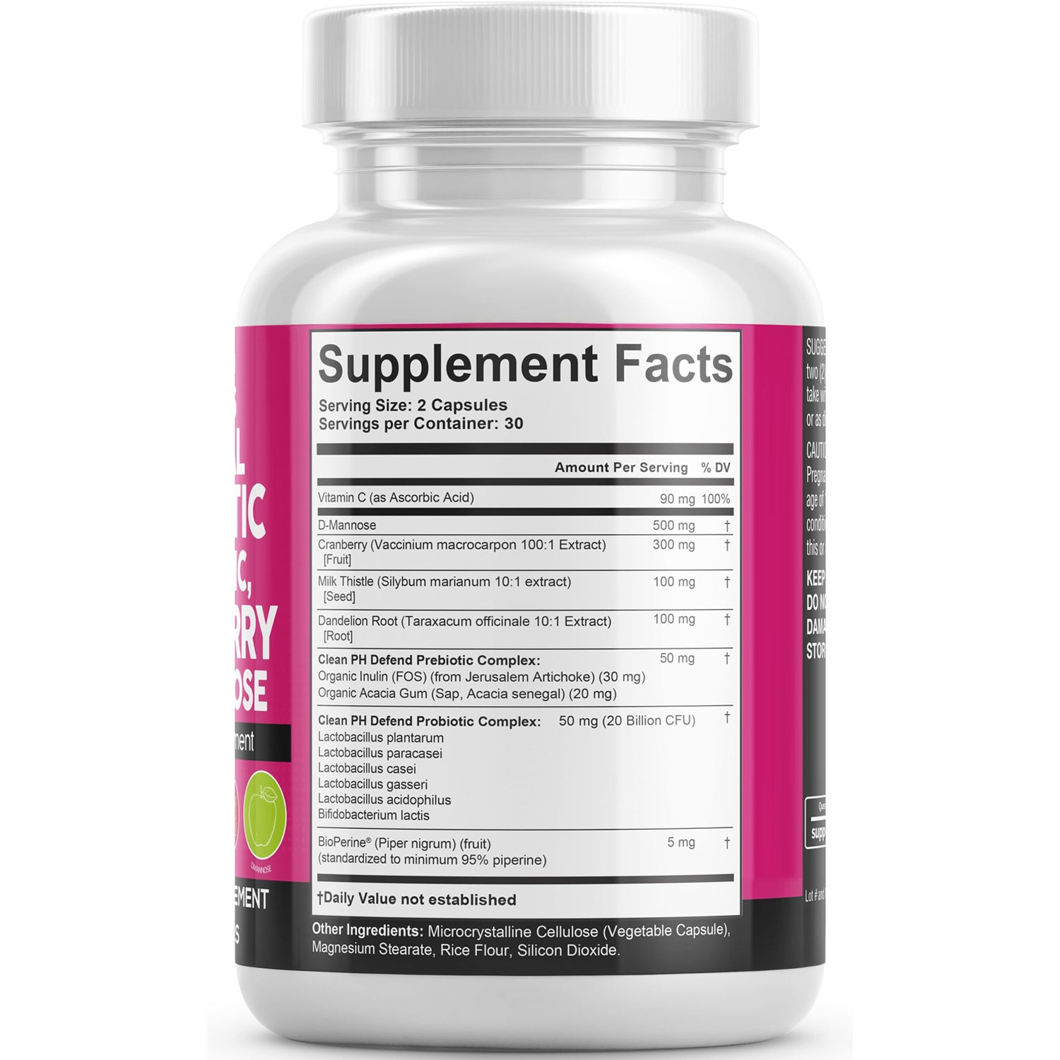 Vaginal Probiotics for Women with Cranberry