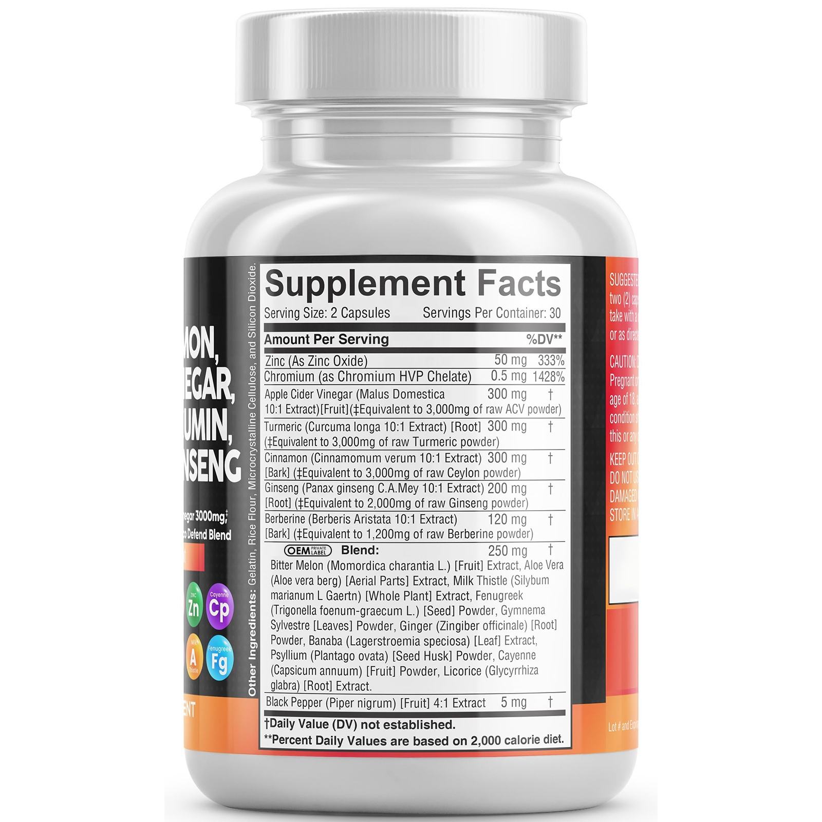Ceylon Cinnamon Turmeric Multi supplement
